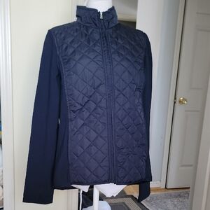 Banana Republic Women's Quilted Navy Jacket